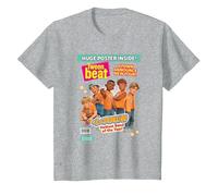 Disney Pixar Turning Red 4 Town Magazine Cover T-Shirt, Youth, Heather Grey, Medium