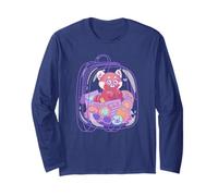 Disney Pixar Turning Red Mei Transparent Backpack Contents Long Sleeve T-Shirt