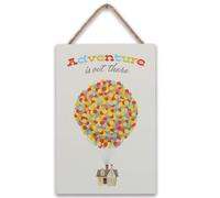 Disney Pixar Up Balloons Adventure Is Out There Hanging Wood Wall Decor