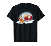 Disney PIXAR Up Carl, Russell & Dug Holiday Sleigh Ride T-Shirt