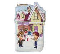 Loungefly Disney: Pixar Up House Christmas Lights Zip Around Wallet