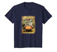Disney Pixar Wall-E Distressed Border T-Shirt, Youth, Navy Blue, 4T