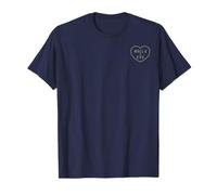 Disney Pixar Wall-E & Eve Heart Left Chest T-Shirt