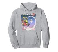 Disney Pixar Wall-E Fly Eve Retro Distressed Pullover Hoodie