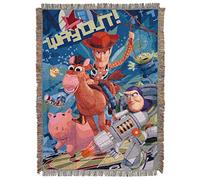 Disney-Pixar Way Out Woven Tapestry Throw Blanket, 48" x 60", Multi Color
