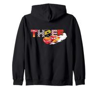 Disney & Pixar's Cars Numbers 3 Third 3rd Birthday Party Zip Hoodie