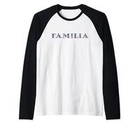 Disney & Pixar's Coco Letters Familia Family Trip Vacation Raglan Baseball Tee