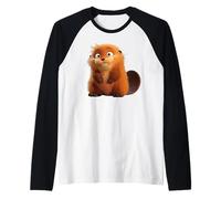 Disney & Pixar's Hoppers Mabel Beaver Big Pose Raglan Baseball Tee