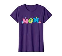 Disney & Pixar's Inside Out Mom Family Trip Vacation T-Shirt, Women, Purple, Large