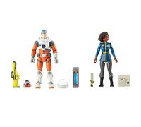 Disney Pixar's Lightyear Alisha Hawthorne and Buzz Lightyear Action Figures, Posable, 2 Pack, for Ages 4 Years and Up
