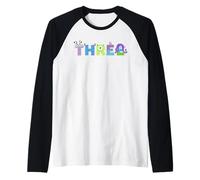 Disney & Pixar's Monsters, Inc. Numbers 3rd Third Birthday Raglan Baseball Tee