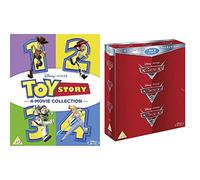 Disney & Pixar's Toy Story 1-4 Boxset [Blu-ray] [2019] [Region Free] & Cars: 1-3 [Blu-ray] [2017] [Region Free]