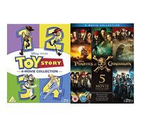 Disney & Pixar's Toy Story 1-4 Boxset [Blu-ray] [2019] [Region Free] & Pirates of the Caribbean 1-5 (Blu-ray) [2017] [Region Free]