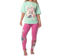 Disney Pjs, Zootropolis Womens Pyjamas, Judy Hopps Cotton Pyjamas, Womens Nightwear, Zootopia Ladies Pjs, Green Small