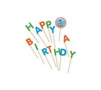 Disney Planes Birthday Pick Candles Blue/red/green (One Size)