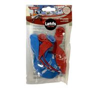 Disney Planes Story Characters Balloons (Pack Of 6) Blue/red (One Size)