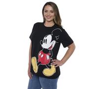 Disney Plus Size Womens T-Shirt Mickey Mouse Side Print, Yellow Shoes, 3X