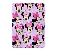 Disney Plush Minnie Mouse Blanket100cm x 150cm Purple/Pink TC286