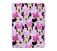 Disney Plush Minnie Mouse Blanket Purple/pink (100Cm X 150Cm)