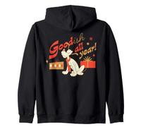 Disney Pluto Christmas "Goodish All Year" Funny Holiday Zip Hoodie