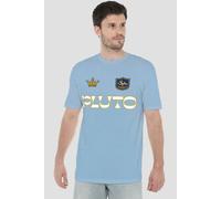 Disney Pluto Football Shirt T Shirt, Light Blue Light Blue