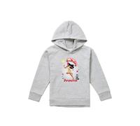 Disney Pocahontas Birthday Princess With Meeko Youth Kids Pull-Over Hoodie, Athletic Heather in Grey | Size: 7-8 Years Disney Grey 7-8 Years