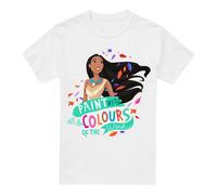 Disney Pocahontas Colours Of The Wind T-Shirt White | Size: Large Disney White L