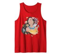 Disney Pocahontas Dreamcatcher Watercolor Tank Top, Men, Red, XX-Large