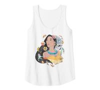 Disney Pocahontas Dreamcatcher Watercolor Tank Top, Women, White, Medium