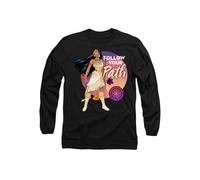 Disney Pocahontas Follow Your Path Long Sleeve T-Shirt, Black | Size: Small Disney Black S