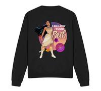 Disney Pocahontas Follow Your Path Sweatshirt Black | Size: 2XL Disney Black 2XL