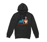 Disney Pocahontas John Smith Canoe Mens Hoodie Black Black