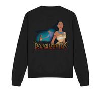 Disney Pocahontas John Smith Canoe Sweatshirt Black Black
