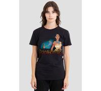 Disney Pocahontas John Smith Canoe T-Shirt, Black Black XL