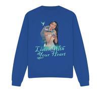 Disney Pocahontas Listen With Your Heart Sweatshirt Royal | Size: XL Disney Royal XL