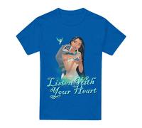 Disney Pocahontas Listen With Your Heart T-Shirt Royal Royal M