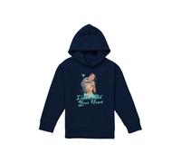 Disney Pocahontas Listen With Your Heart Youth Kids Pull-Over Hoodie, Navy | Size: 7-8 Years Disney Navy 7-8 Years