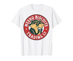 Disney Pocahontas Meeko Biscuits Trading Co Logo T-Shirt