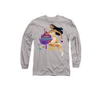 Disney Pocahontas Natural Explorer Long Sleeve T-Shirt, Athletic Heather in Light Grey | Size: Medium Disney Light Grey M