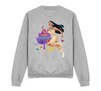 Disney Pocahontas Natural Explorer Sweatshirt Light Grey | Size: Medium Disney Light Grey M