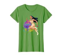 Disney Pocahontas Natural Explorer T-Shirt, Women, Grass Green, Medium