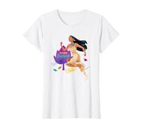 Disney Pocahontas Natural Explorer T-Shirt, Women, White, Medium
