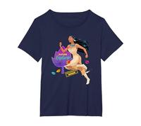 Disney Pocahontas Natural Explorer T-Shirt, Women's Plus, Navy Blue, 1X