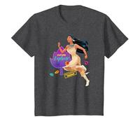 Disney Pocahontas Natural Explorer T-Shirt, Youth, Dark Heather Grey, Medium