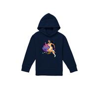 Disney Pocahontas Natural Explorer Youth Kids Pull-Over Hoodie, Navy | Size: 12-13 Years Disney Navy 12-13 Years