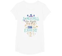 Disney Pocahontas Right Path Quote T-Shirt, Girls, White, Small