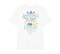 Disney Pocahontas Right Path Quote T-Shirt, Men's Big and Tall, White, 2X Tall