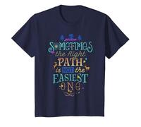 Disney Pocahontas Right Path Quote T-Shirt, Youth, Navy Blue, 2T