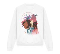 Disney Pocahontas Silhouette Sweatshirt White | Size: Large Disney White L
