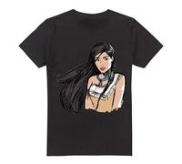 Disney Pocahontas Sketch T-Shirt Black | Size: XL Disney Black XL